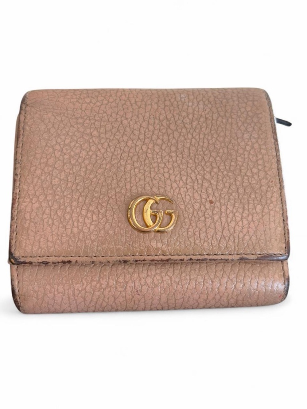 Gucci Petite Marmont AUTHENTIC vintage leather trifold wallet